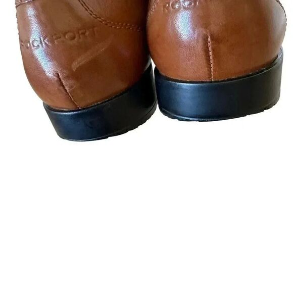 Rockport Men’s Brown Leather Round Toe Penny Loafer Oxford Stylish Shoes SZ 12 - Picture 13 of 16